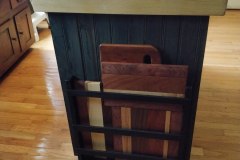 Cutting board rack