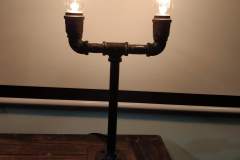 Steampunk lamp - top