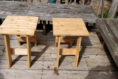 Deck side tables